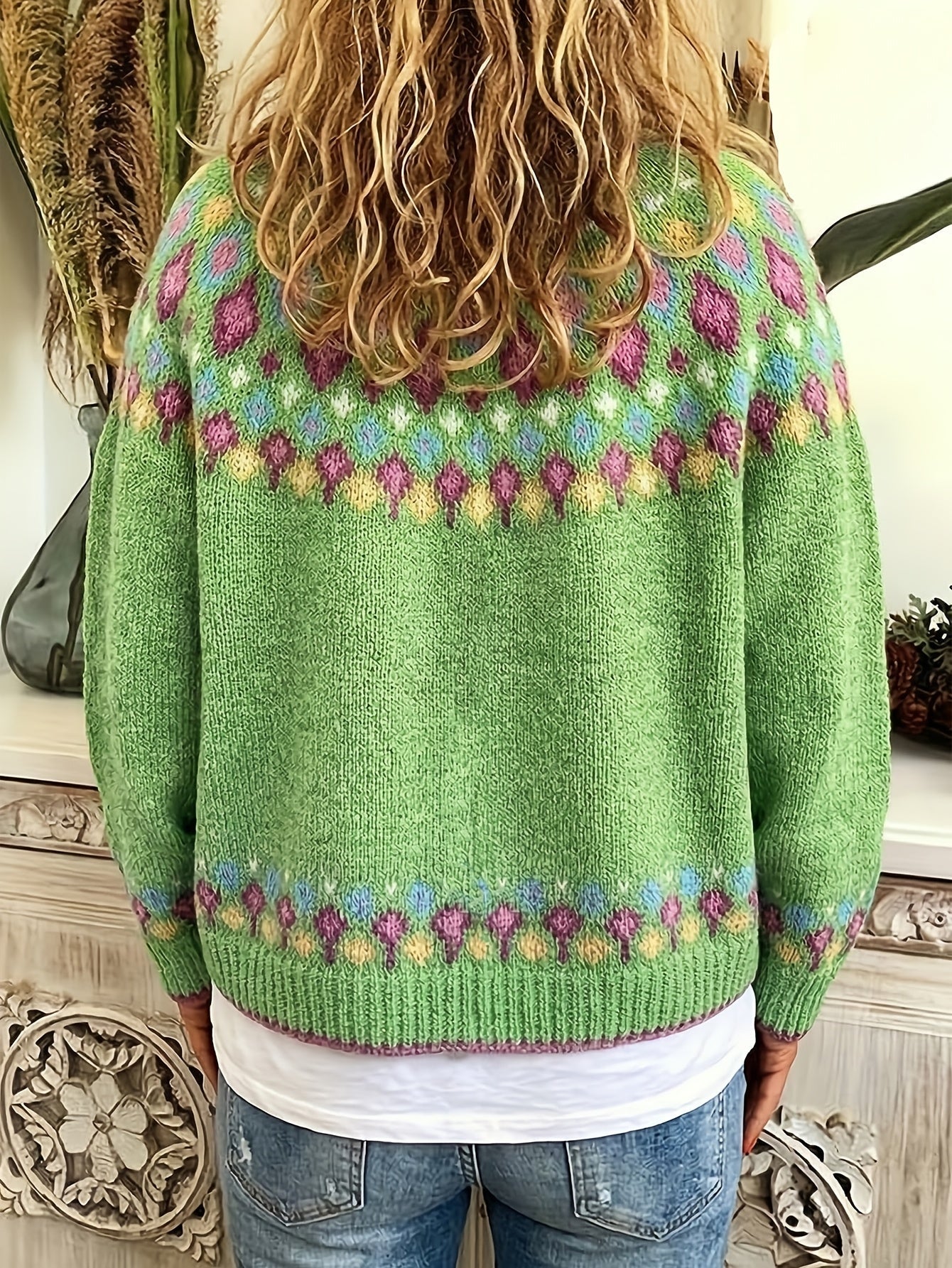 Tina | Women's Fair Isle Cardigan