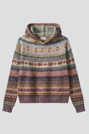 Lina | Fair Isle Print Hoodie