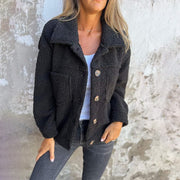 Matilda | Women's Borg Button-Up Shacket