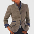 Isolde | Women's Stand Collar Blazer
