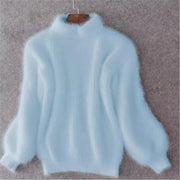 Anastasia | Women's Fluffy Knit Turtleneck Jumper