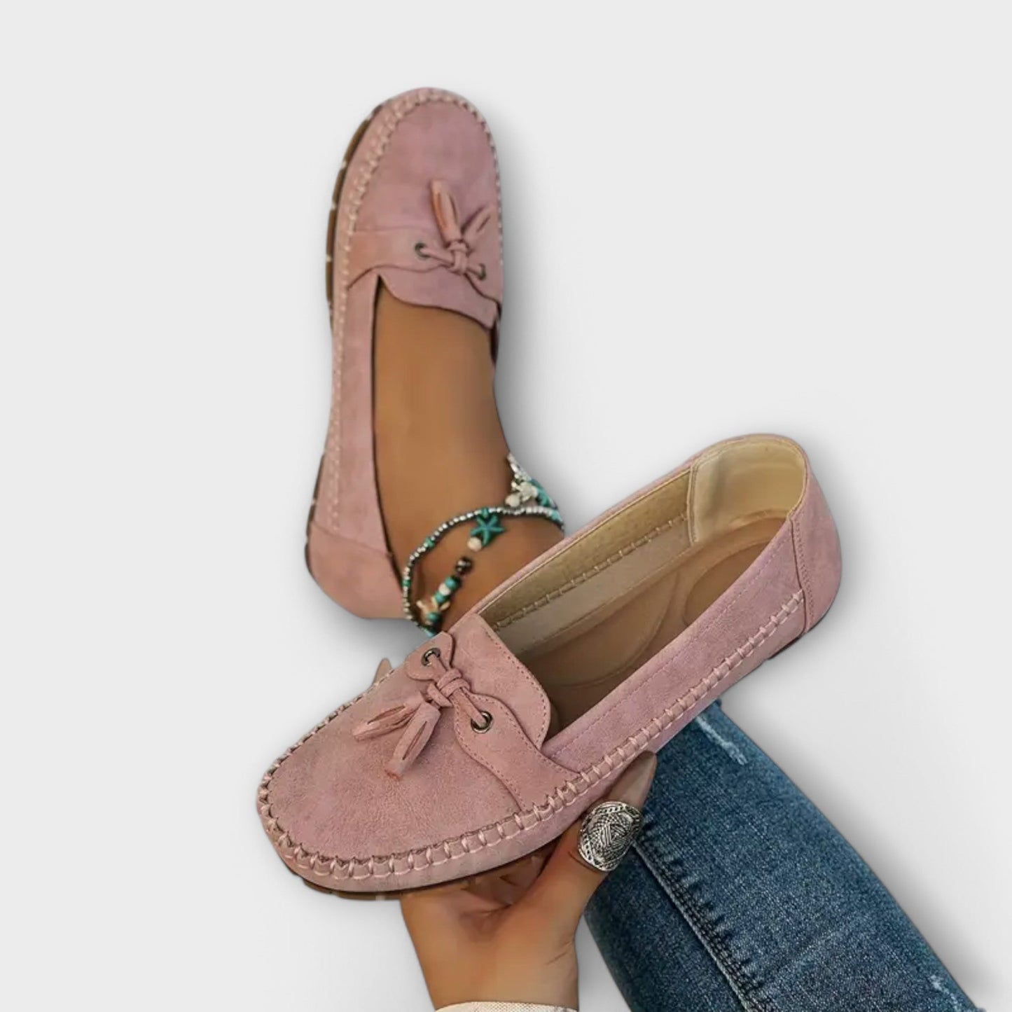 Paloma | Tassel Suede Loafers