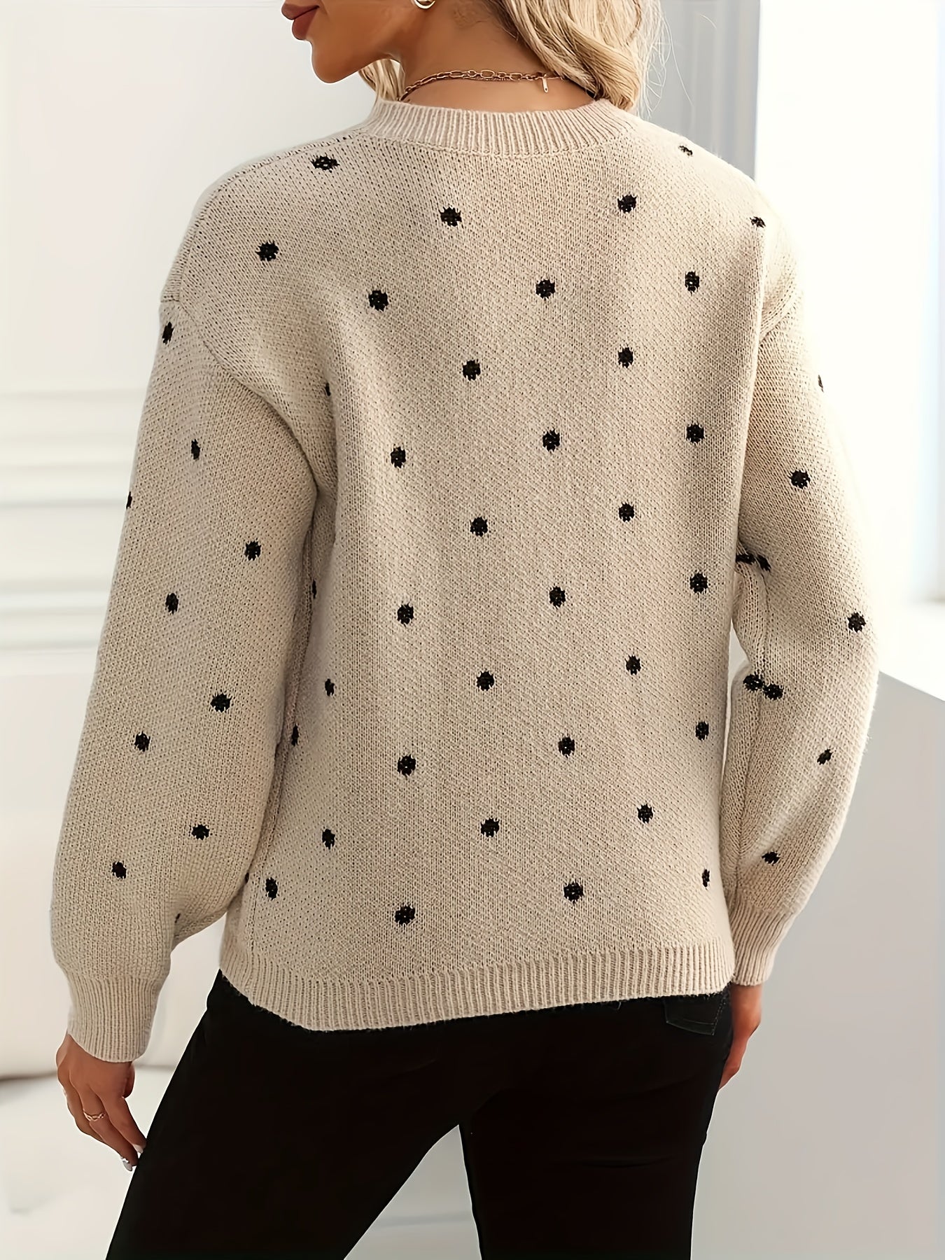 Michele | Women's Polka Dot Jumper