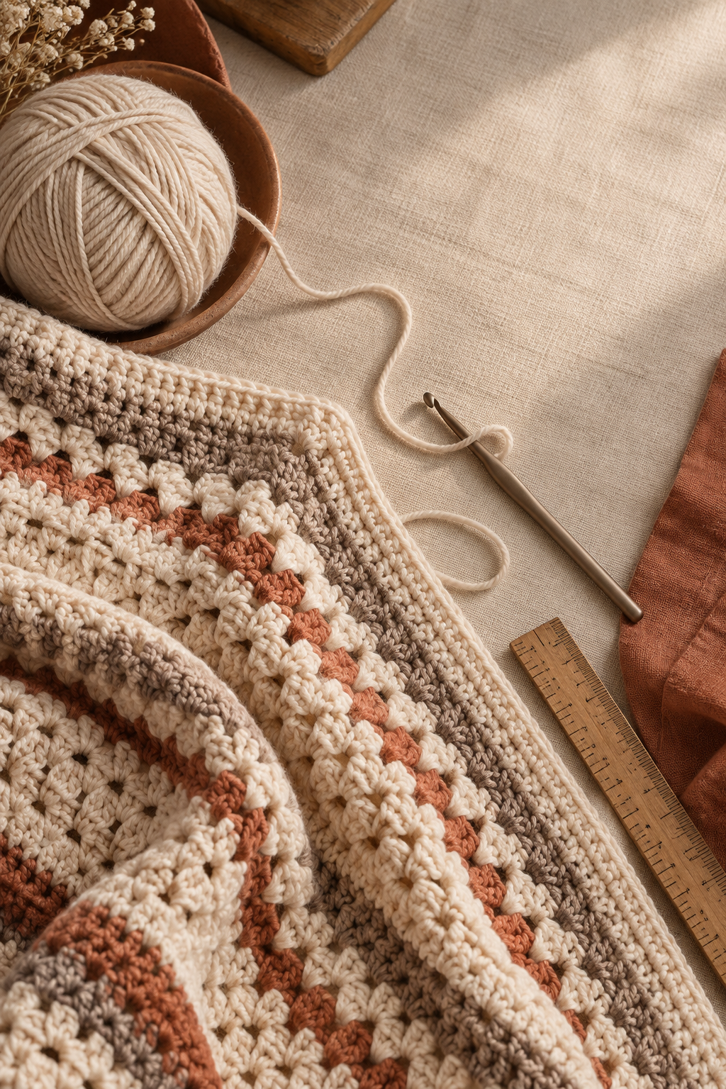 Beginner Crocheters Resizing Blankets Without Distorted Stitch Repeats