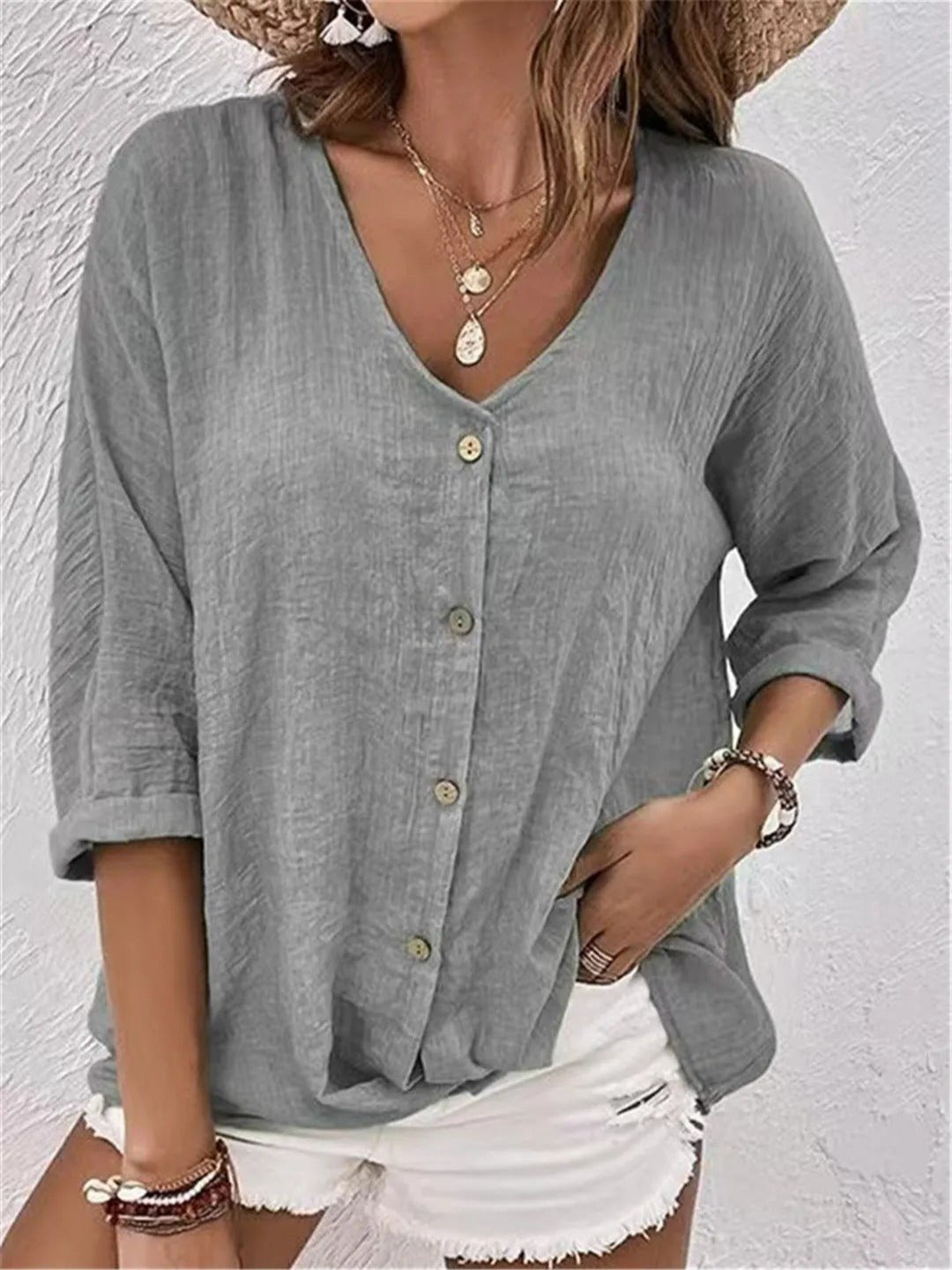 Marina | Button-Up Blouse