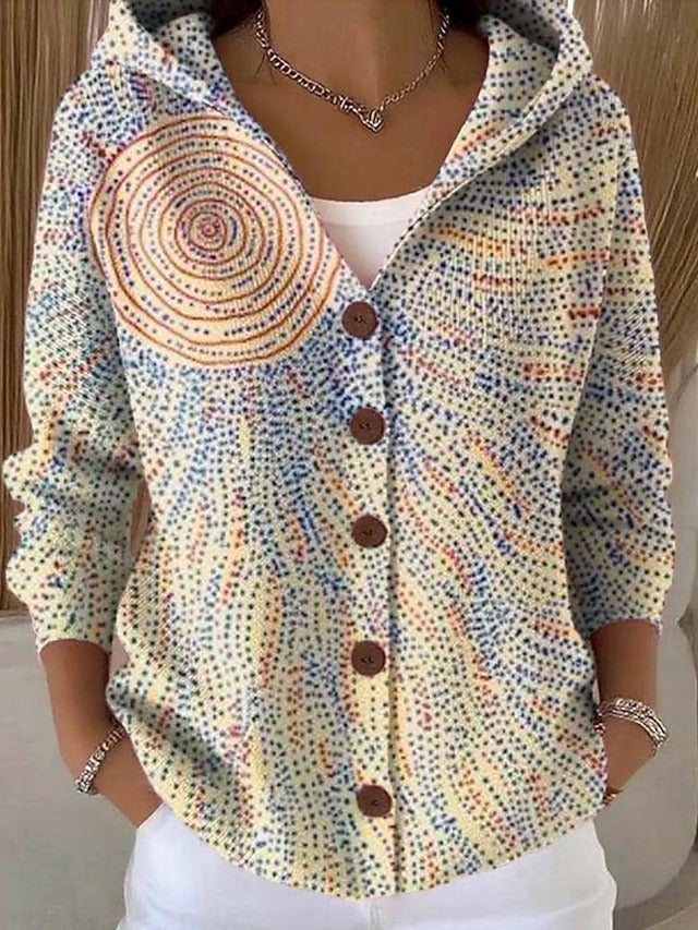 Cassidy | Artistic Warm Long Cardigan