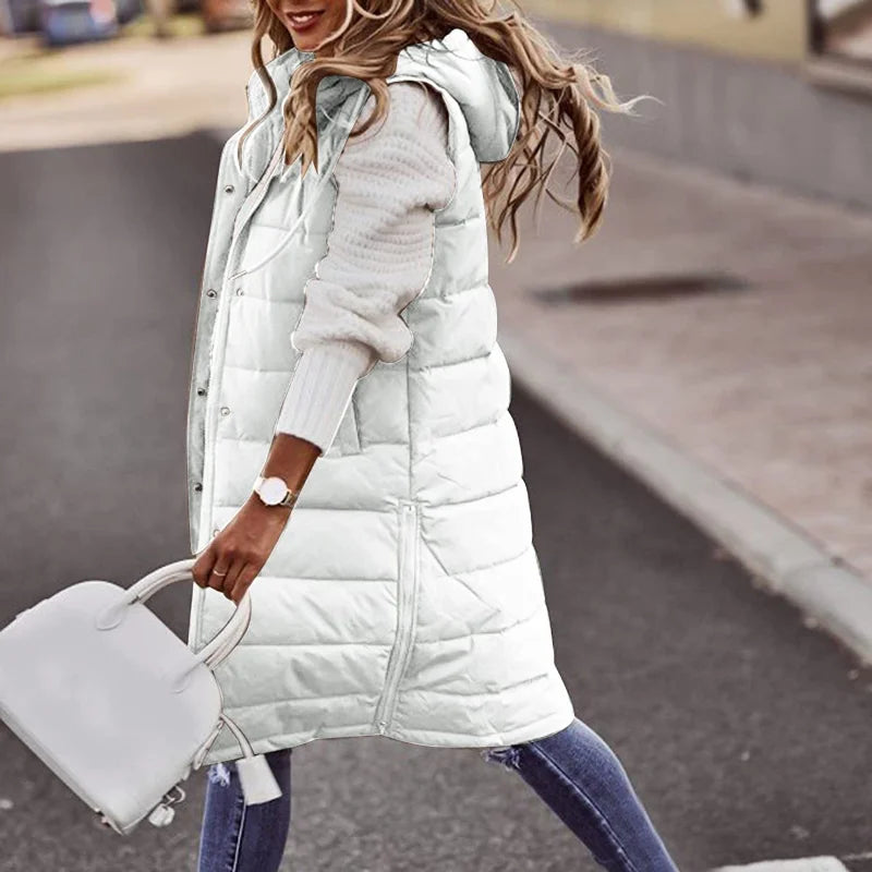Sarina | Quilted Longline Gilet