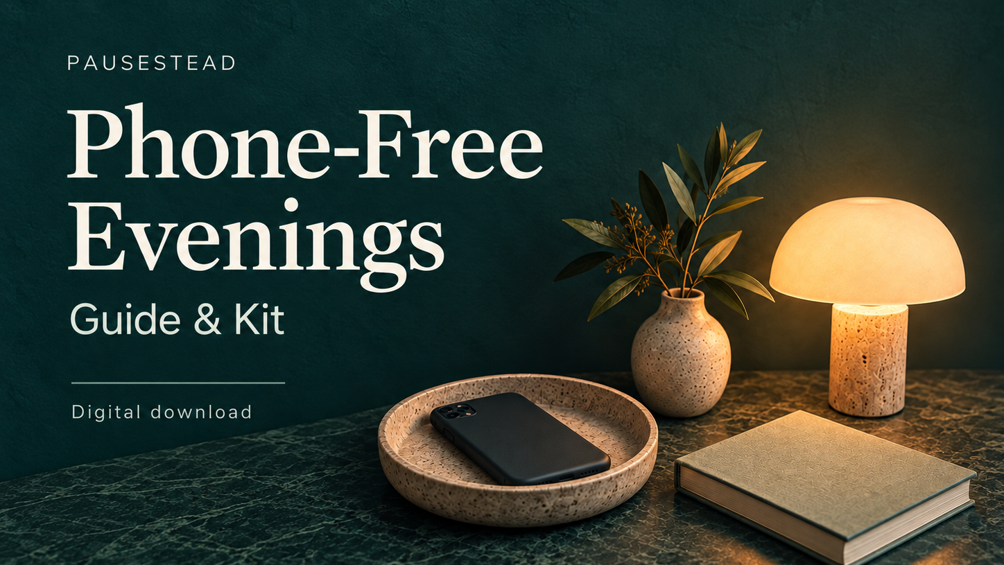 Phone-Free Evenings — Guide & Kit