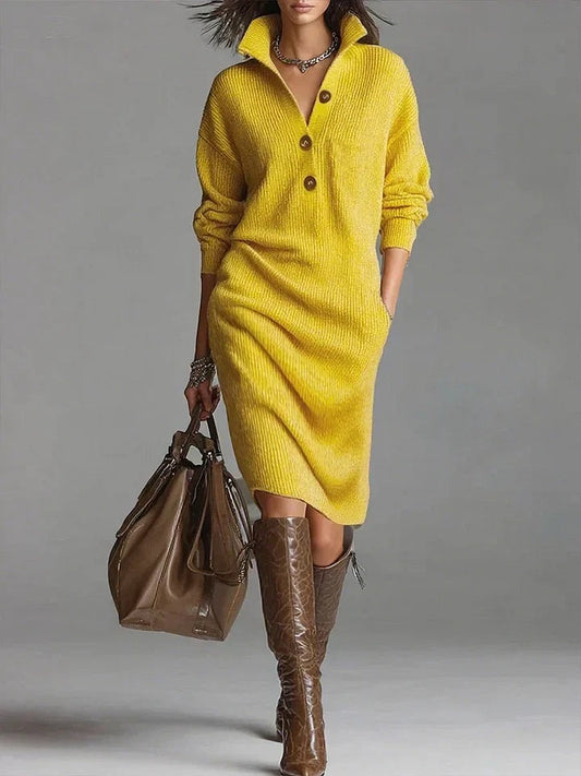 Aoife | Women's Midi Jumper Dress