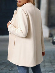 Vera | Stand Collar Single-Breasted Wool Blazer