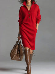 Aoife | Women's Midi Jumper Dress