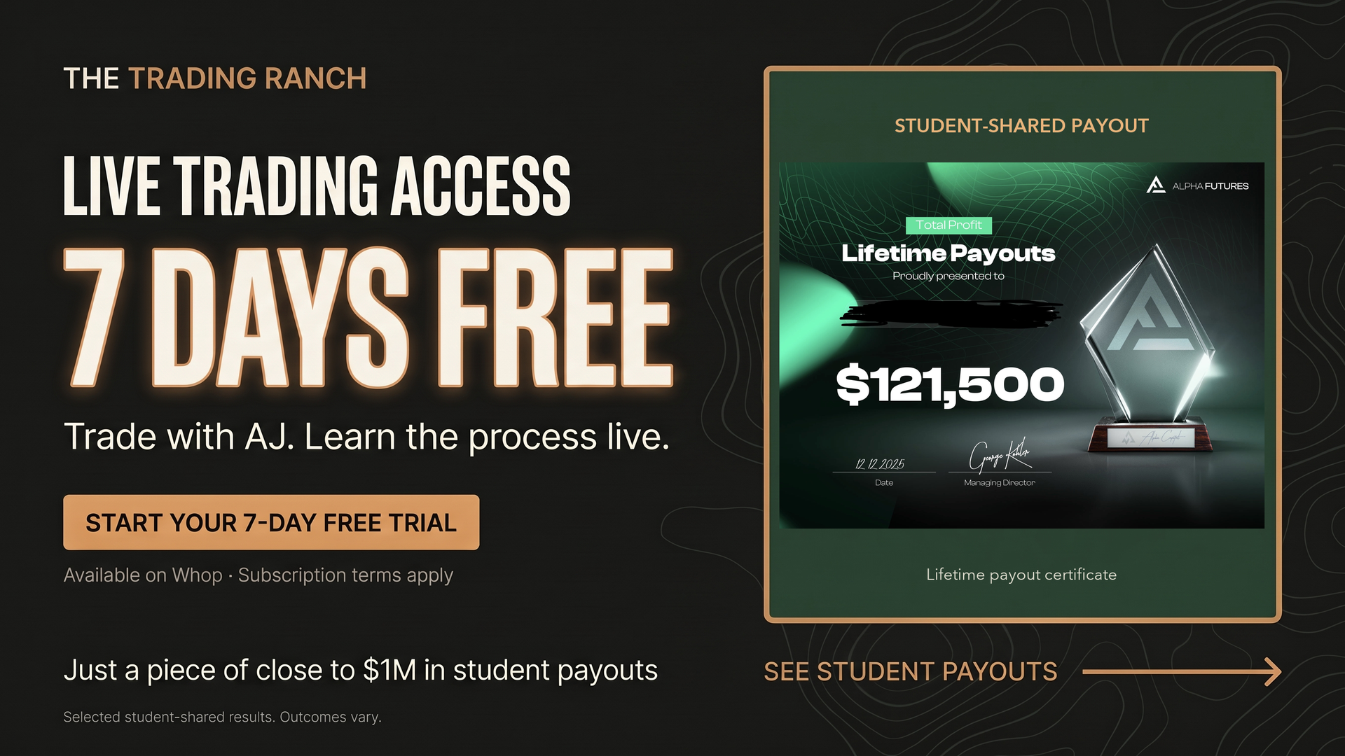 Live Futures Trading with AJ