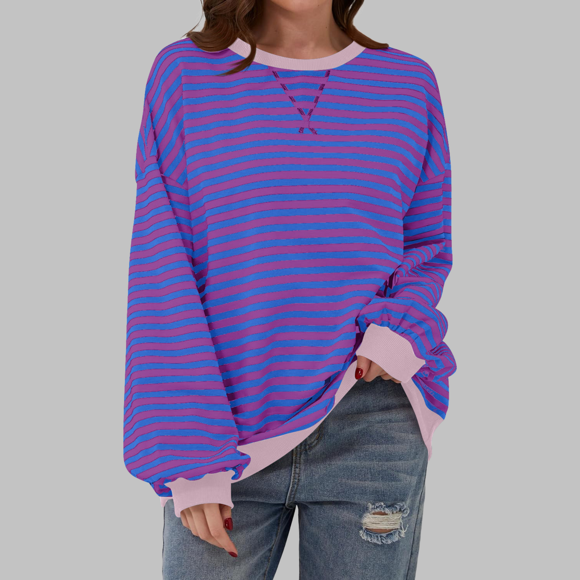 Lili | Women's Striped Sweatshirt