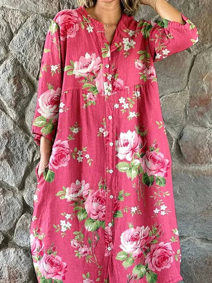 Nira | Art Floral Dress