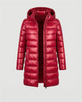 Elena | Women's Longline Hooded Puffer Jacket