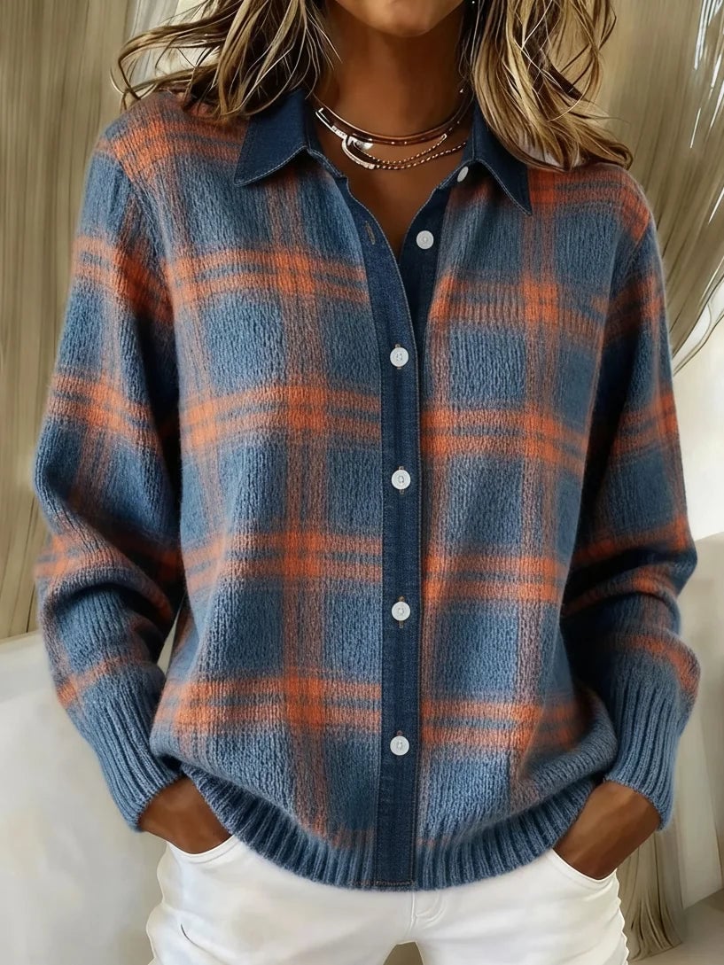 Cardigan long ZAFIRA en coton doux