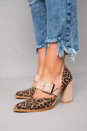 Leona | Leopard Print Block Heels