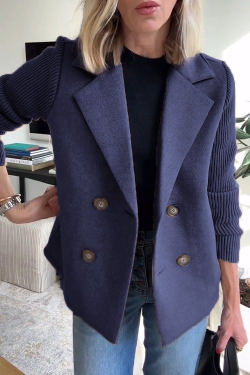 Kristiana™ Elegant Knitted Blazer