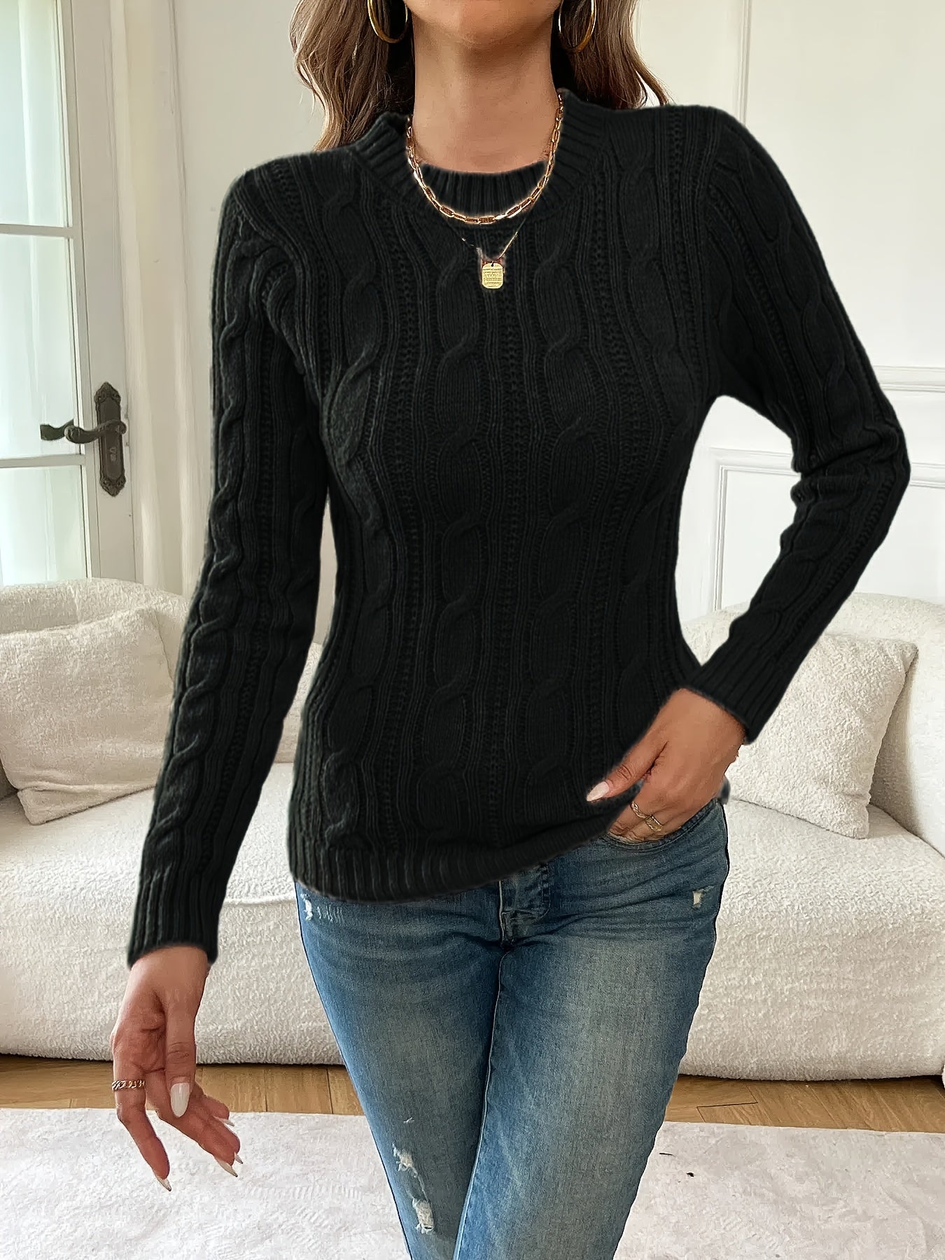 Lily | Women's Cable Knit Jumper