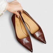 Selina | Pointed Toe Kitten Heels