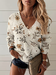 Dania | Women's Floral Knit Jumper