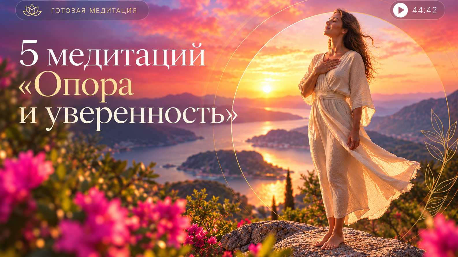 Цикл из 5 медитаций "Опора и уверенность"