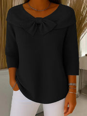 Fiorella | Bow Detail Long Sleeve Top