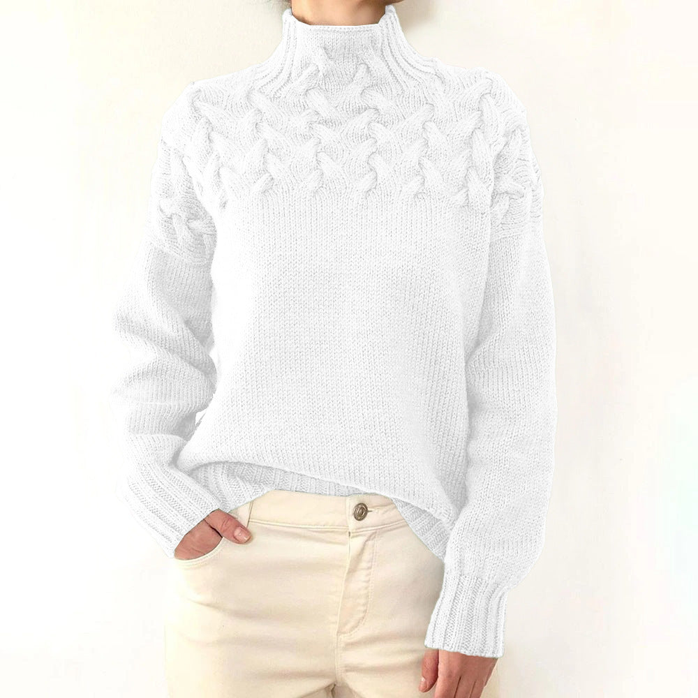 Jana | Women's Cable Knit Turtleneck Jumper