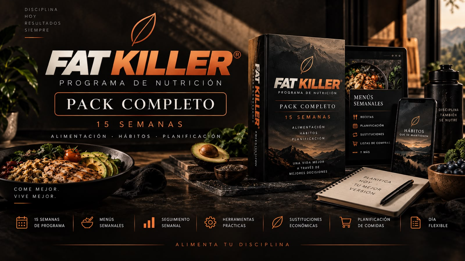 FAT KILLER® | Programa de Nutrición completo