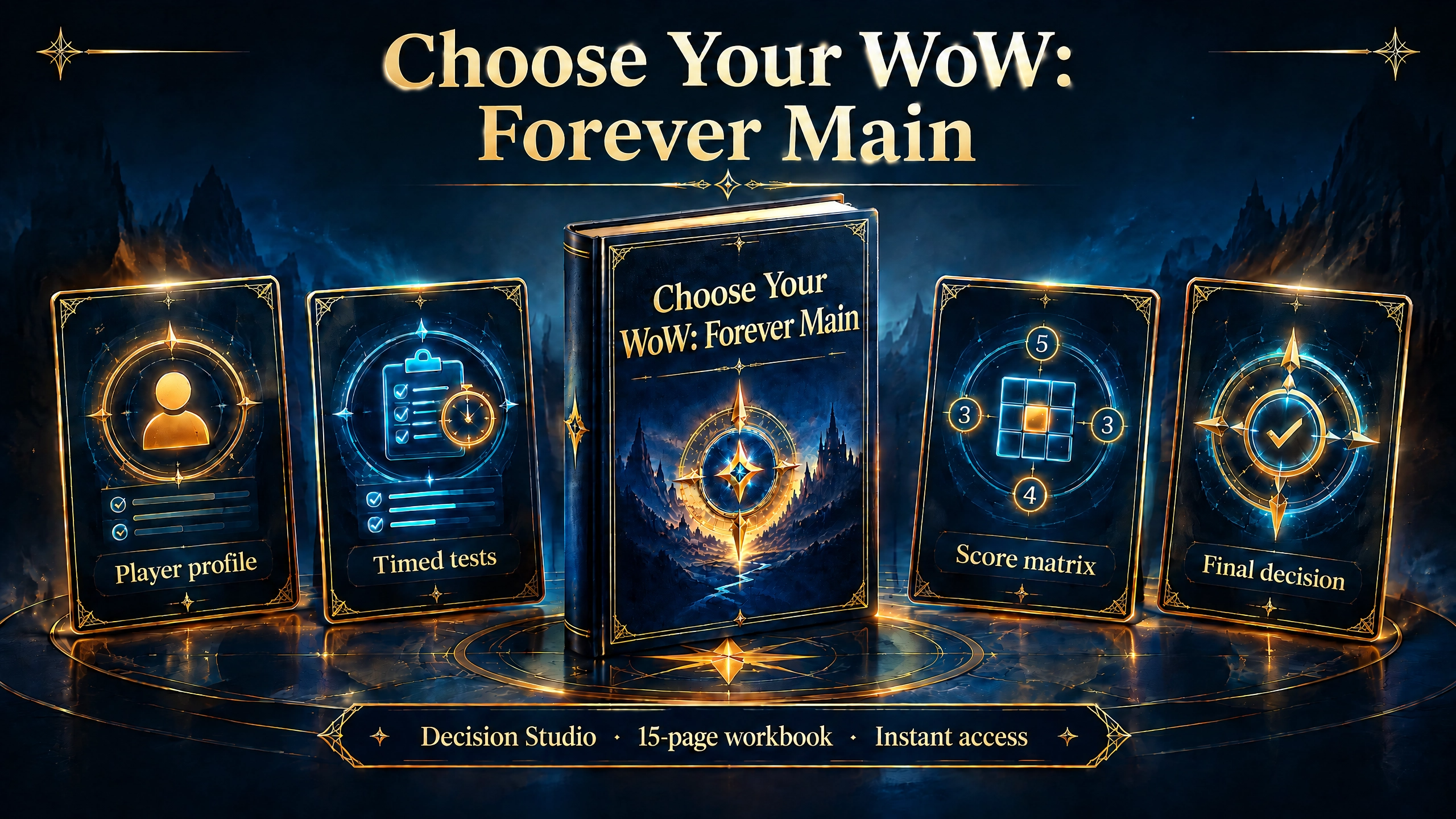 Choose Your WoW: Forever Main — Decision Studio