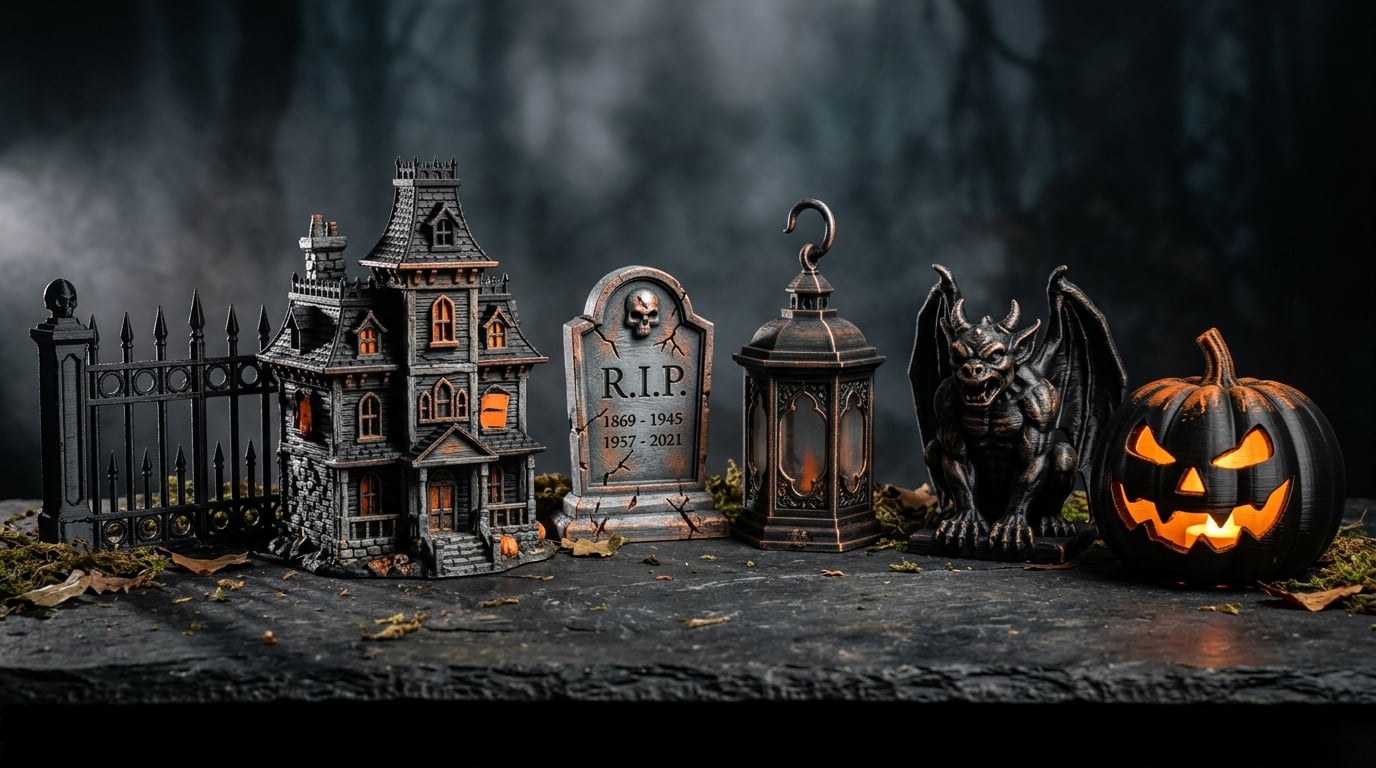 Halloween Yard Props STL Pack