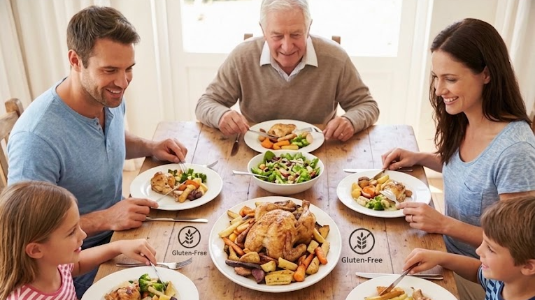 Busy Families Serving Gluten Free Meals Without Separate Cooking
