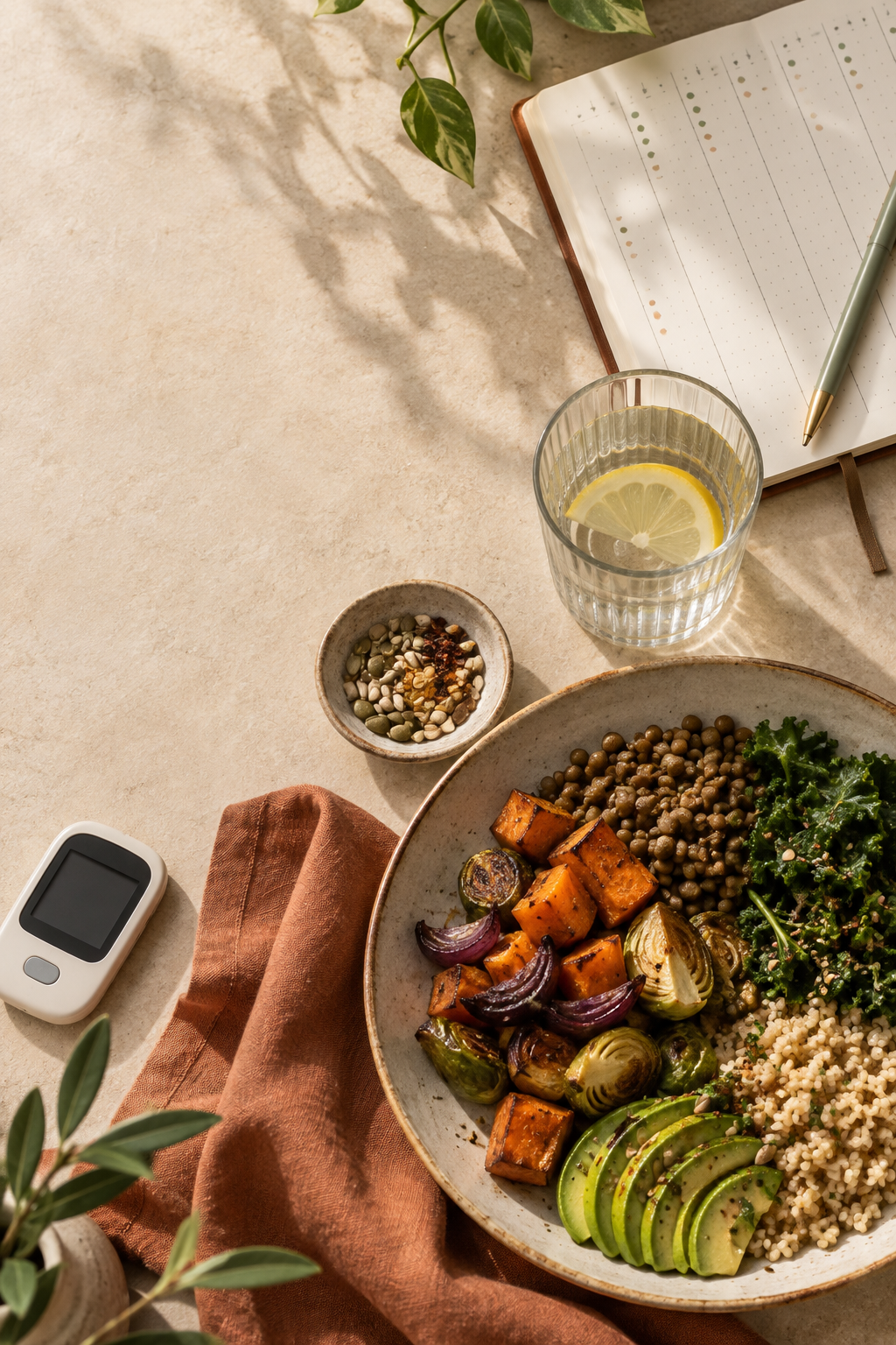 Adults Managing Glucose Through Satisfying Meals Without Extreme Diets