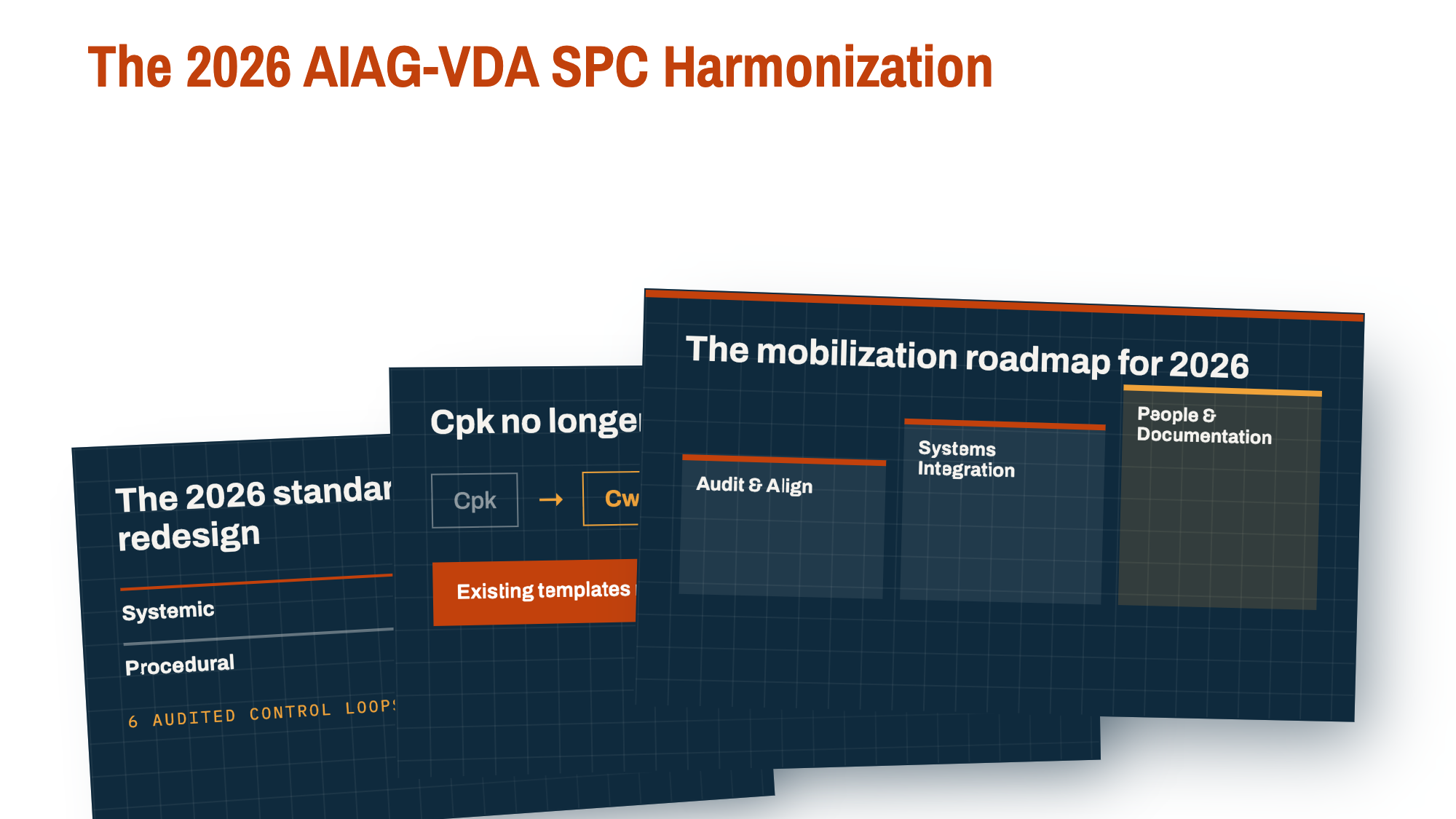 AIAG-VDA Harmonized SPC 2026:  Executive Overview of Changes