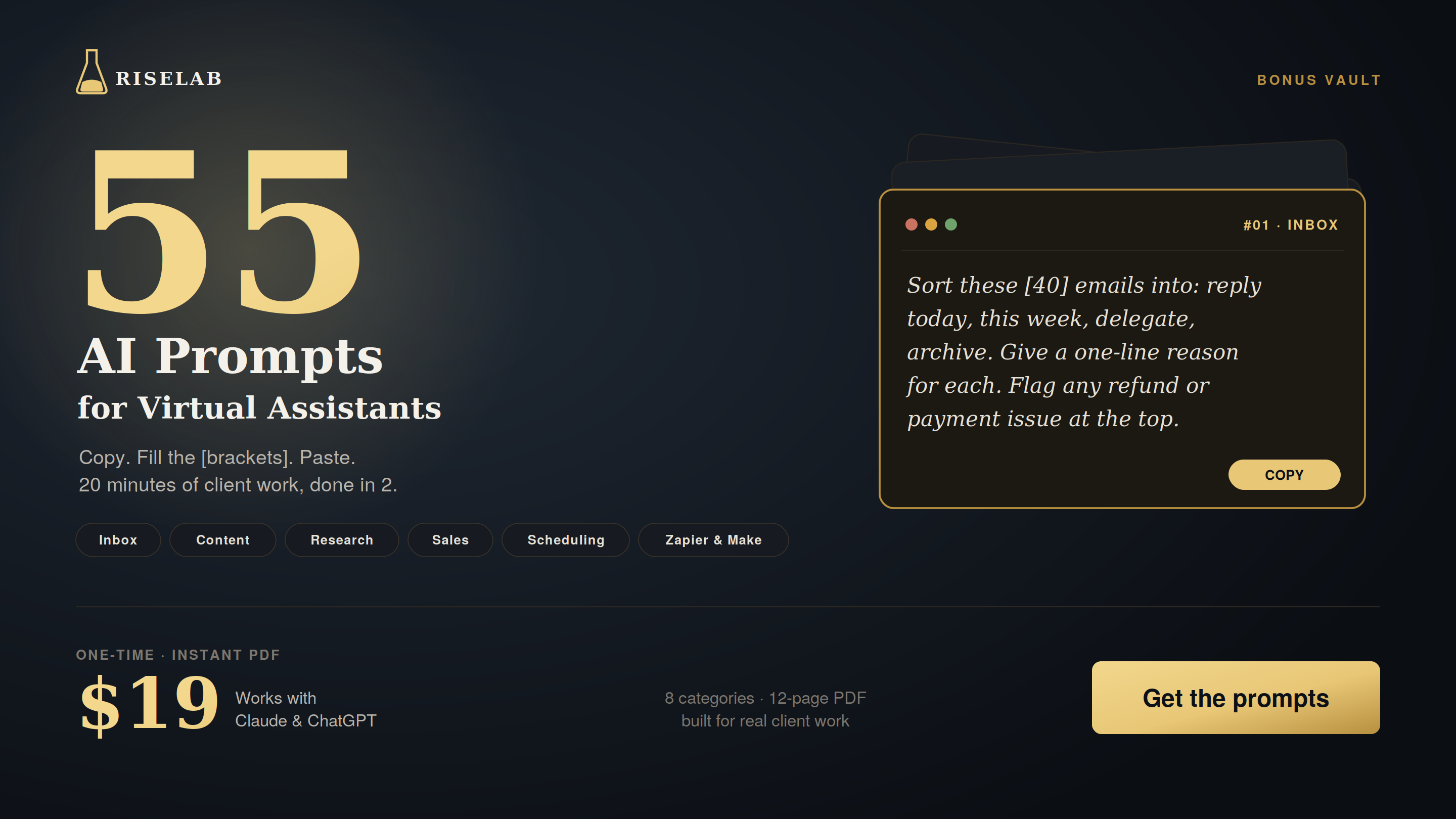 55 AI Prompts for Virtual Assistants