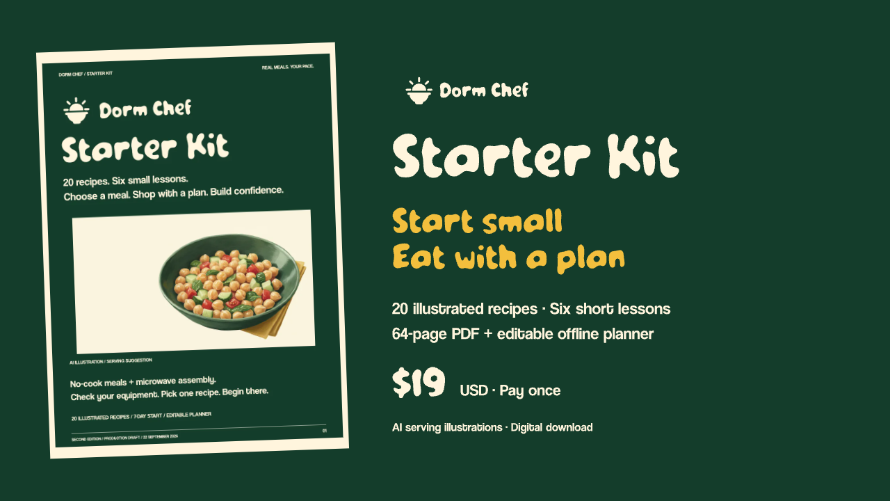 Dorm Chef Starter Kit