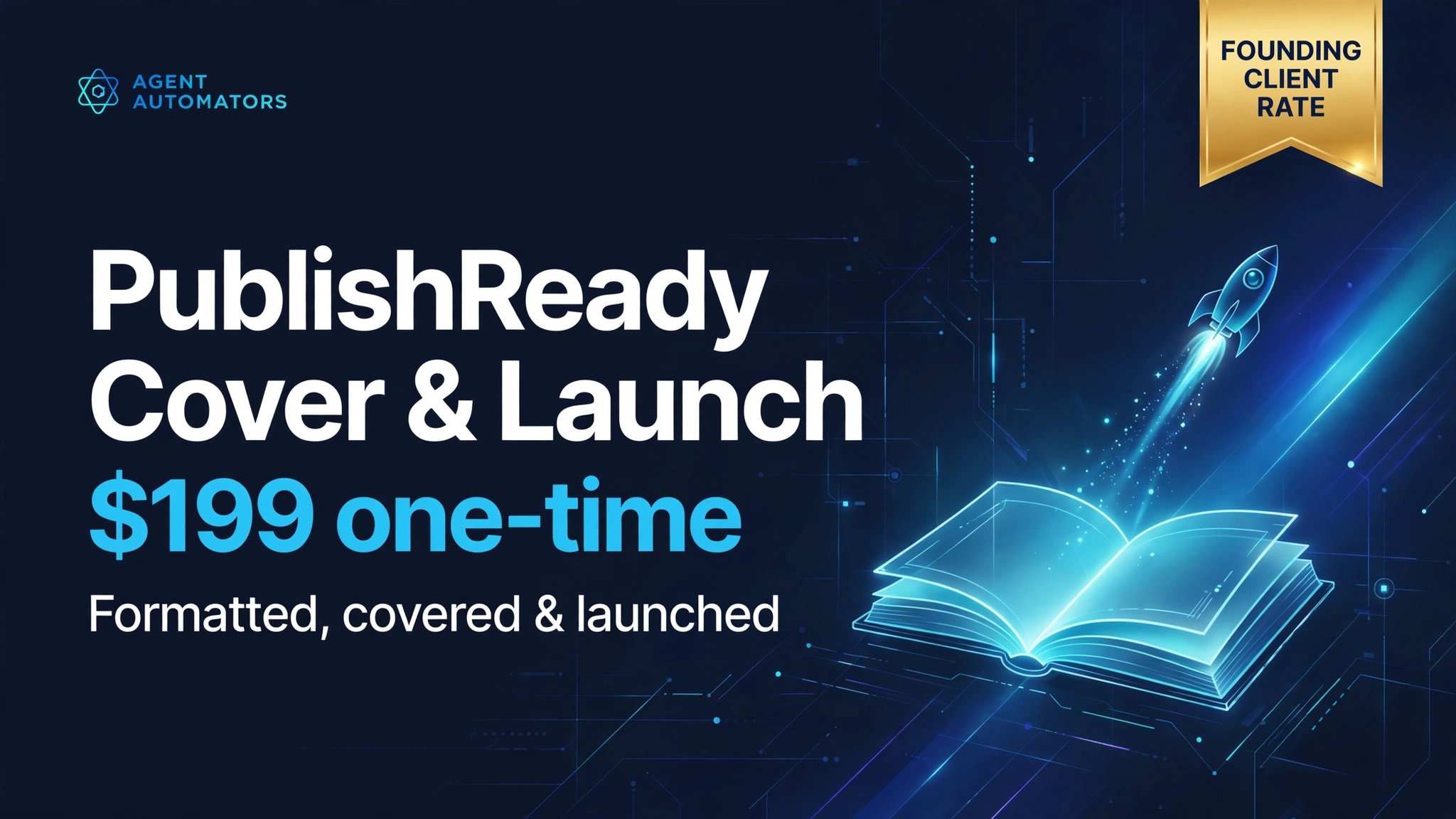 PublishReady: Done-For-You KDP Formatting, Cover & Launch (Founding Client Rate)