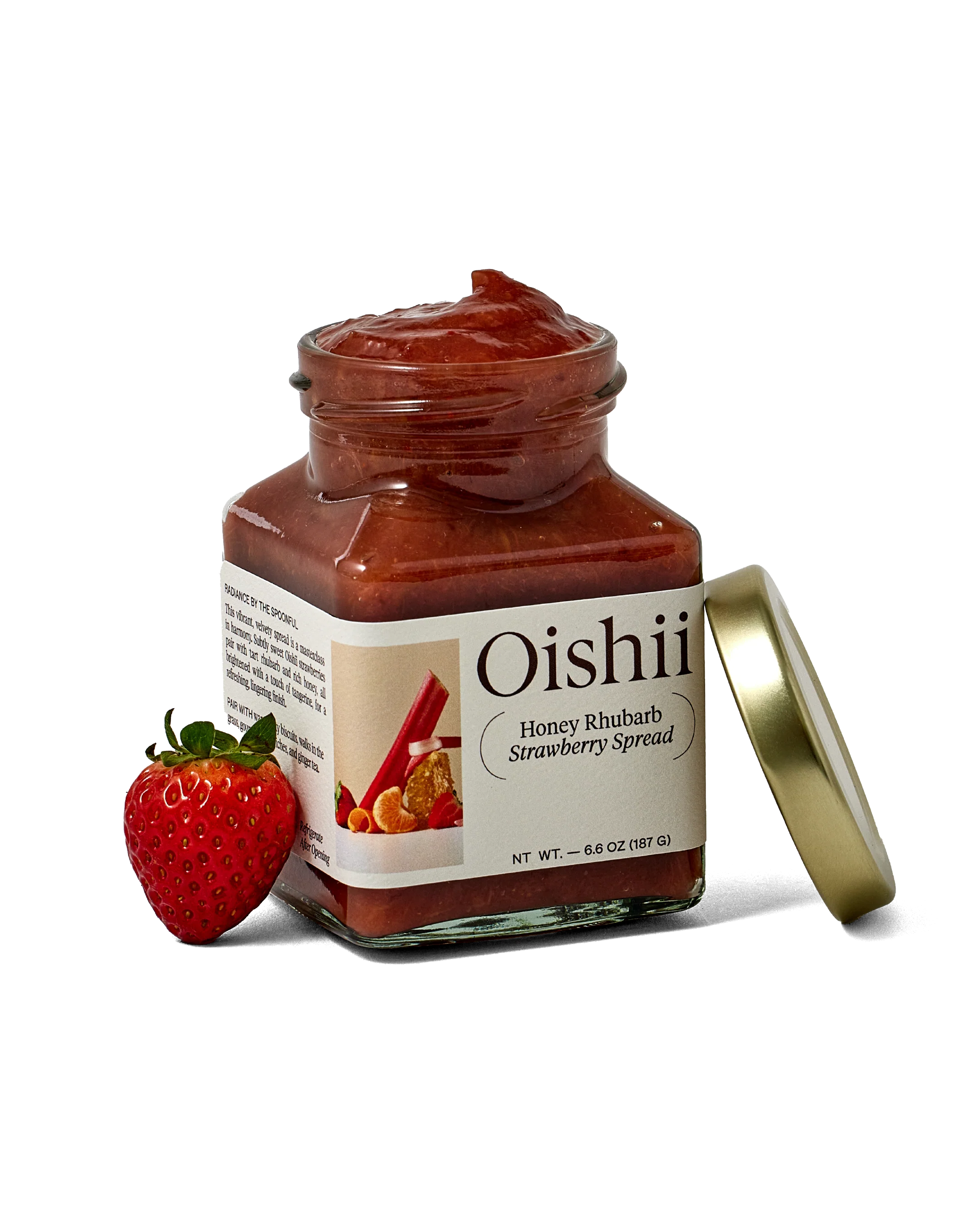 Honey Rhubarb Strawberry Spread