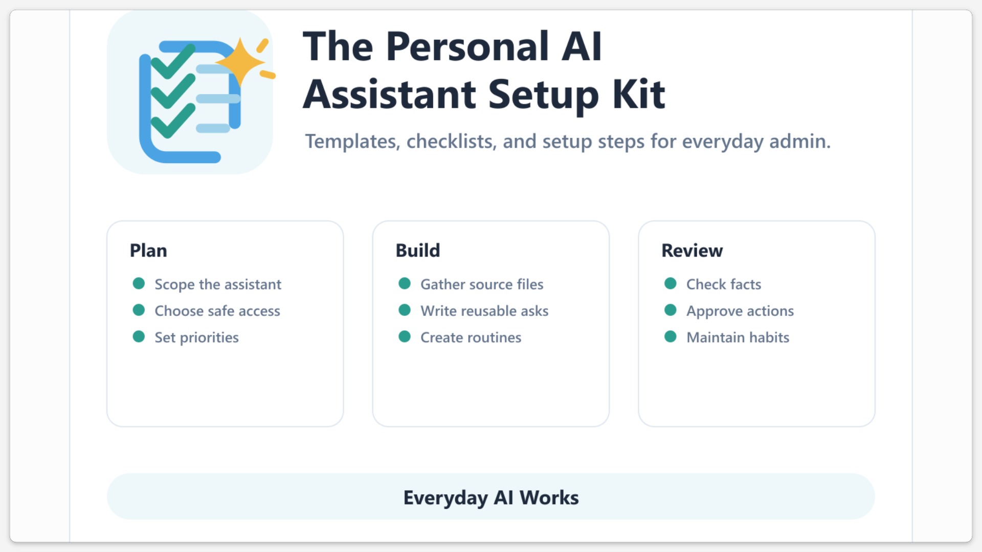 Everyday AI Assistant Builder Kit