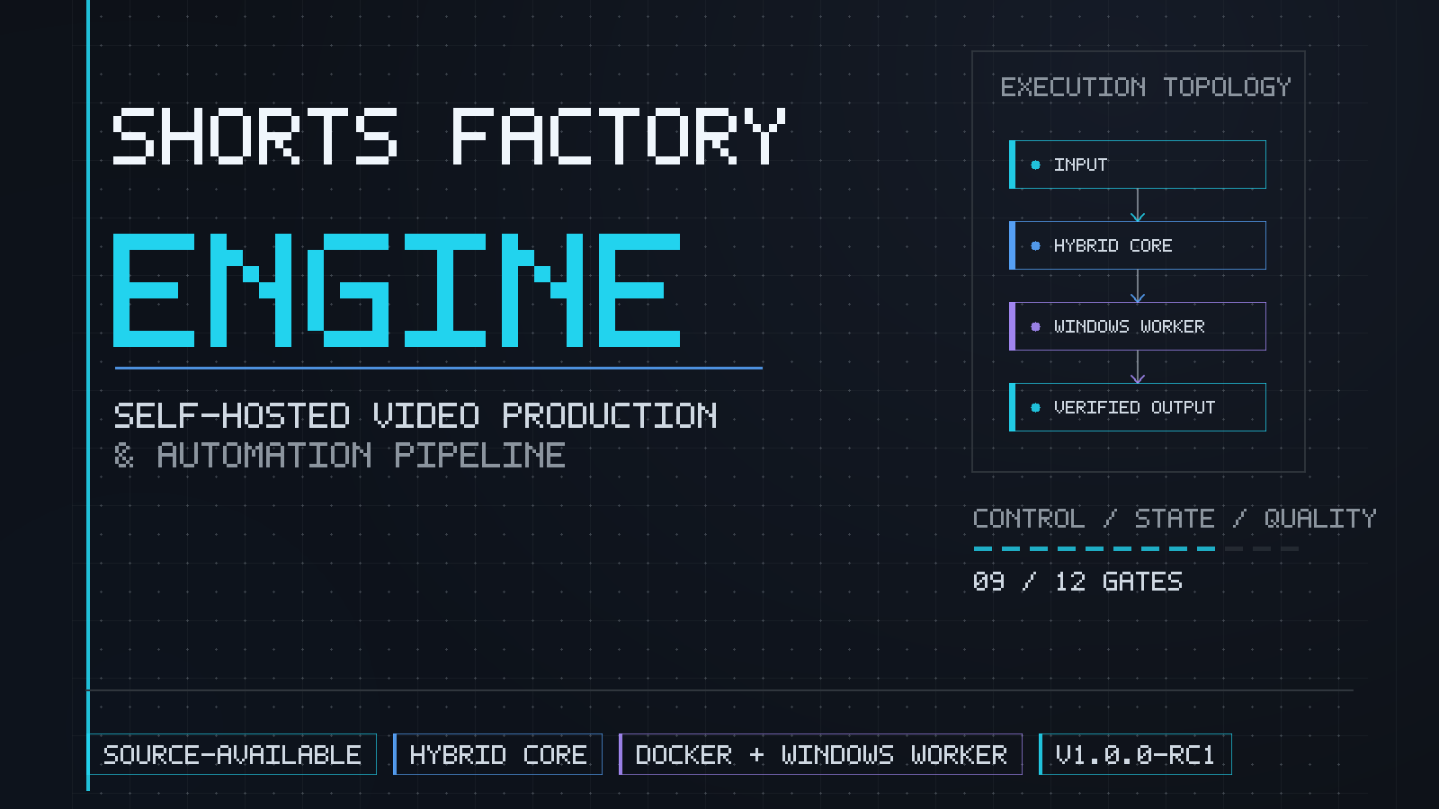 Shorts Factory Engine — Source Kit (Developer License)