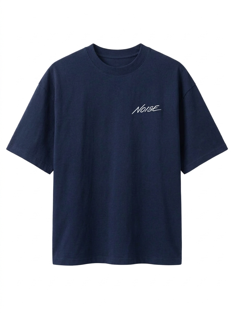 Heavyweight Oversized Tee — Navy