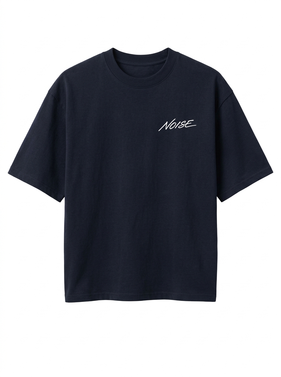 Boxy Tee — Dark Navy