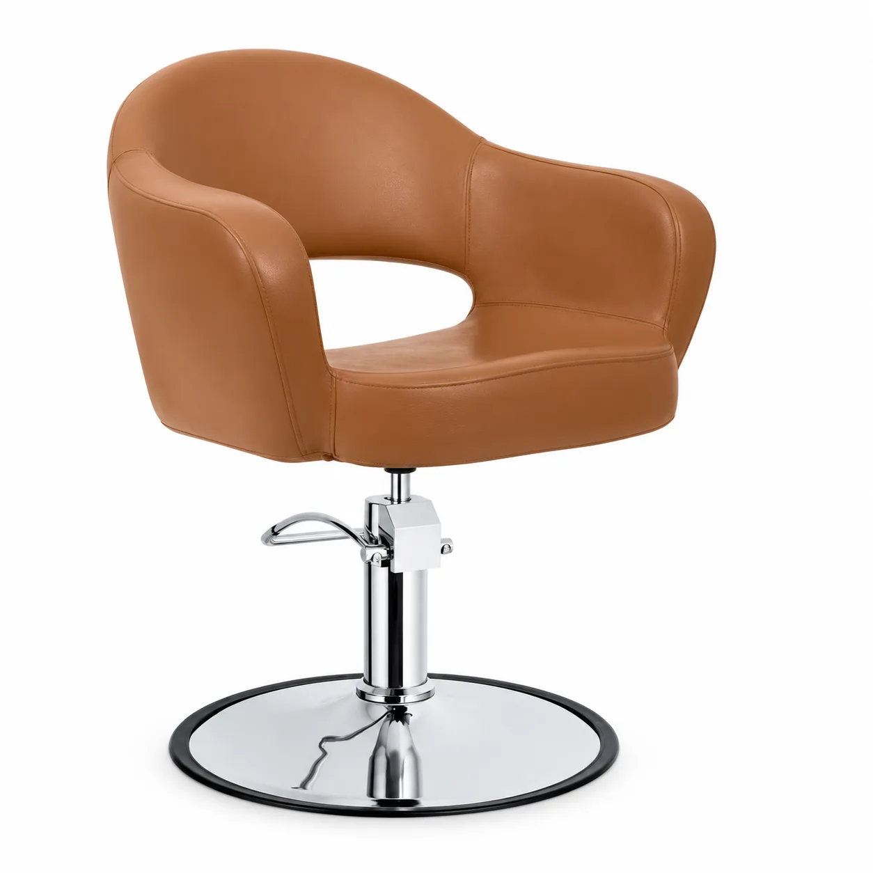 ICON Professional Brown Hydraulic Salon Styling Chair