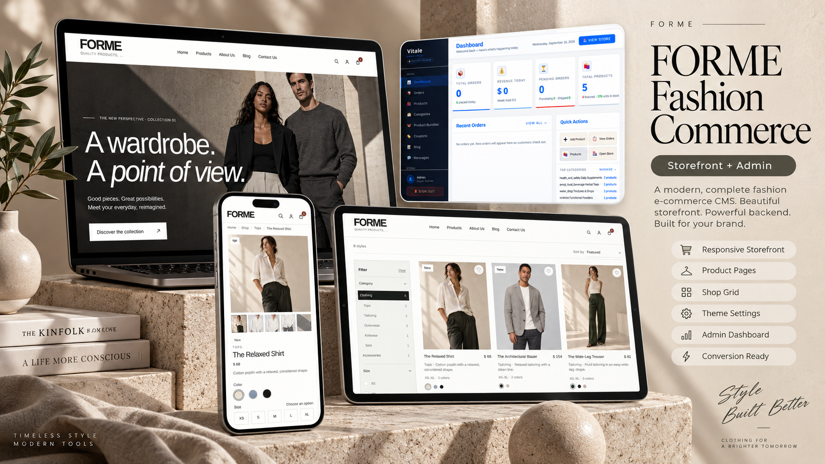 Fashion Store CMS – Node.js Source Code | White-Label Ready