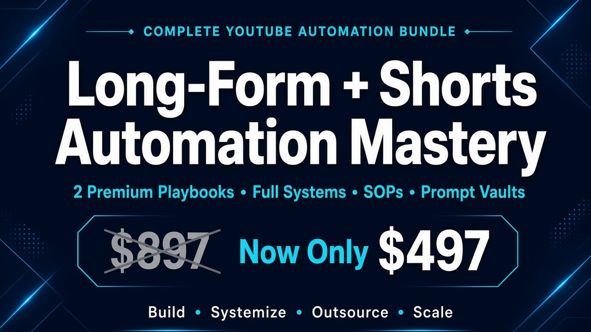 YouTube Automation Mastery Bundle