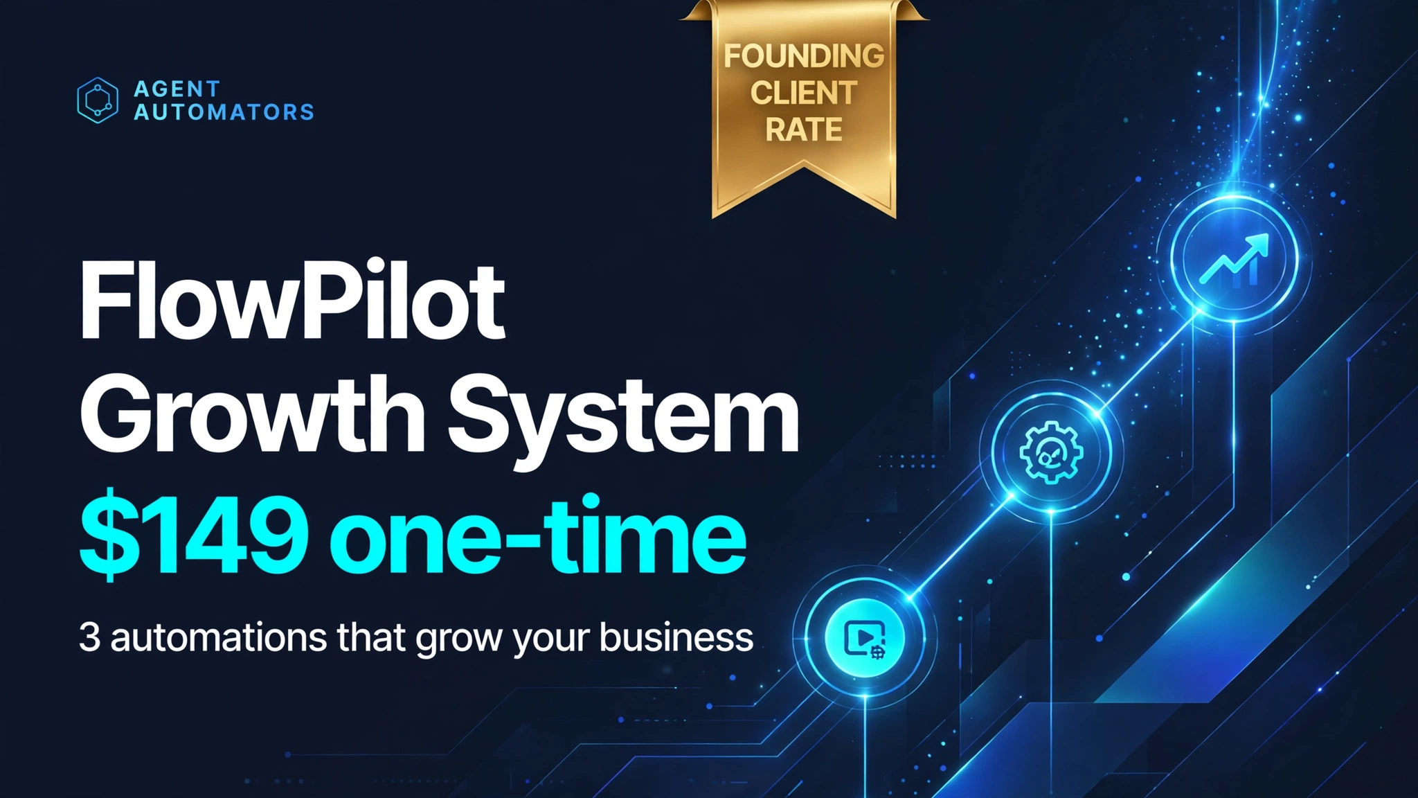 FlowPilot Automation — Growth System ($149 Founding Client)