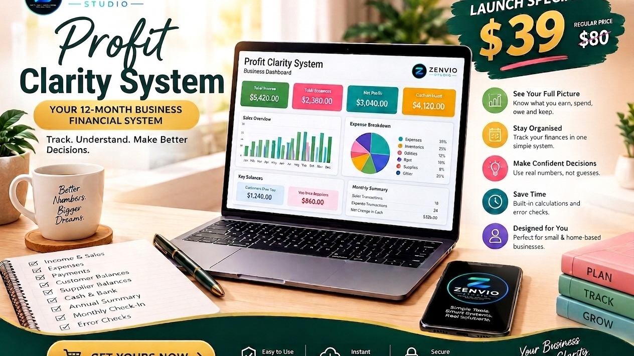 Zenvio Profit Clarity System