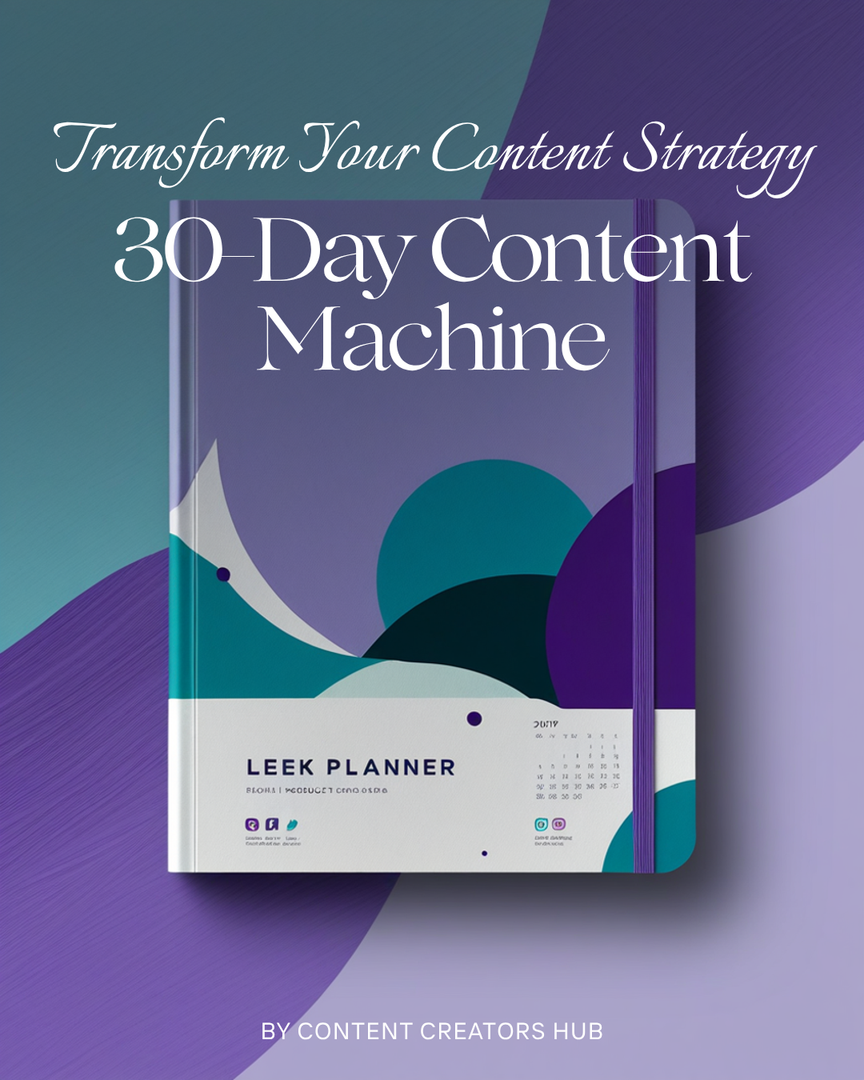 30-Day Content Machine Planner + Templates