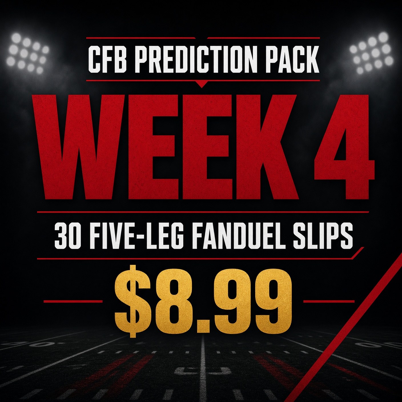 College Football Week 4 FanDuel Parlay Pack