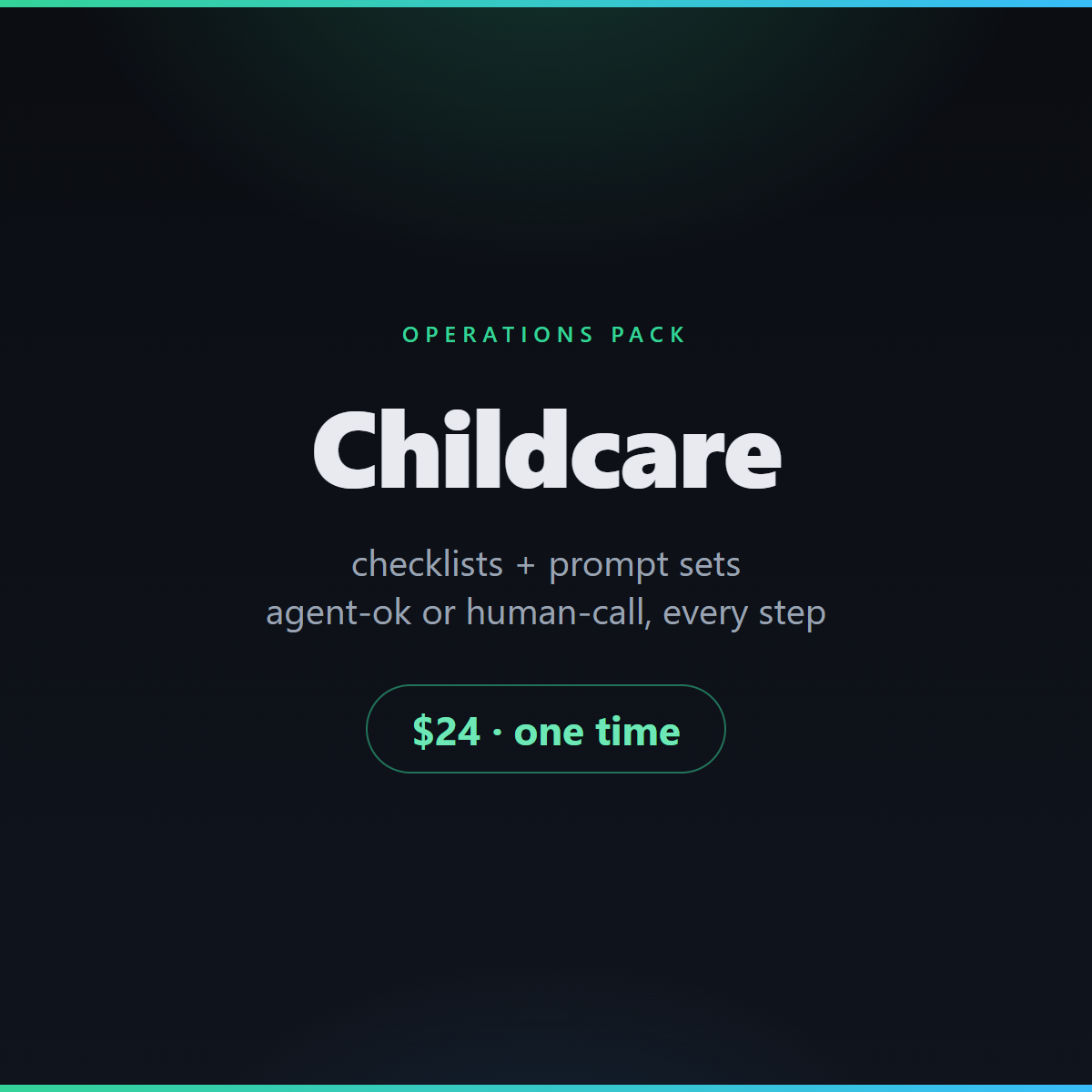 Childcare Operations Bundle
